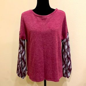 👚 Mixed Material shirt 👚